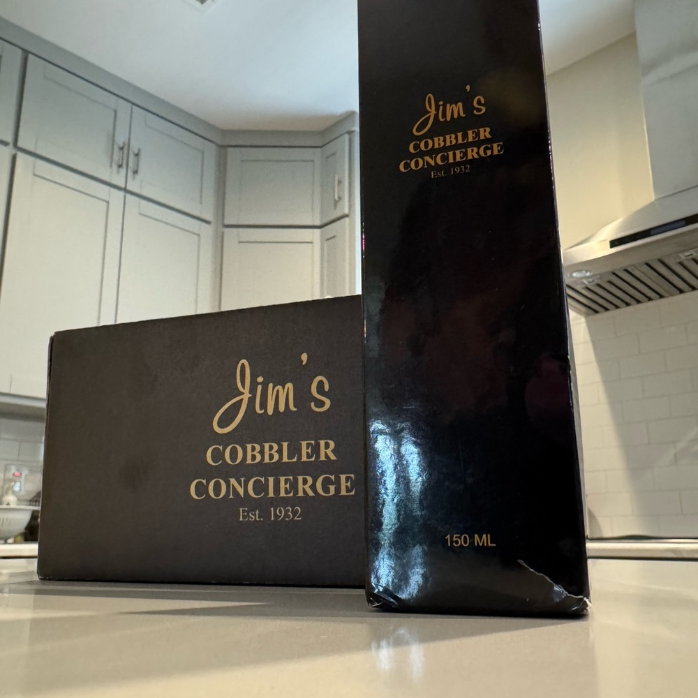 Jim's Cobbler Concierge patent Leather cleaner and Conditioner.